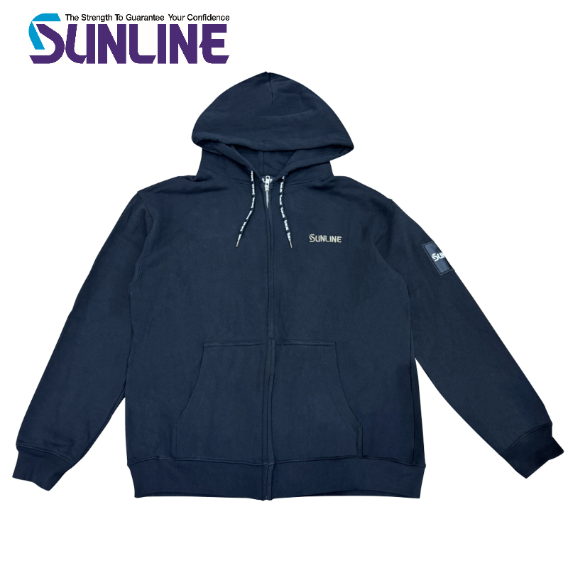 サンライン（SUNLINE） フルジップパイルパーカー M L LL ブラック