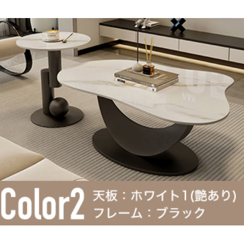 期間限定セール☆センターテーブル 大理石調 ローテーブル かわいい