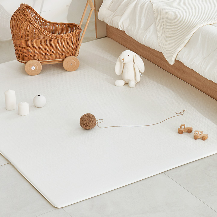 プレイマット リバーシブル ラグマット 厚さ1.0cm 120×160 PVCマット