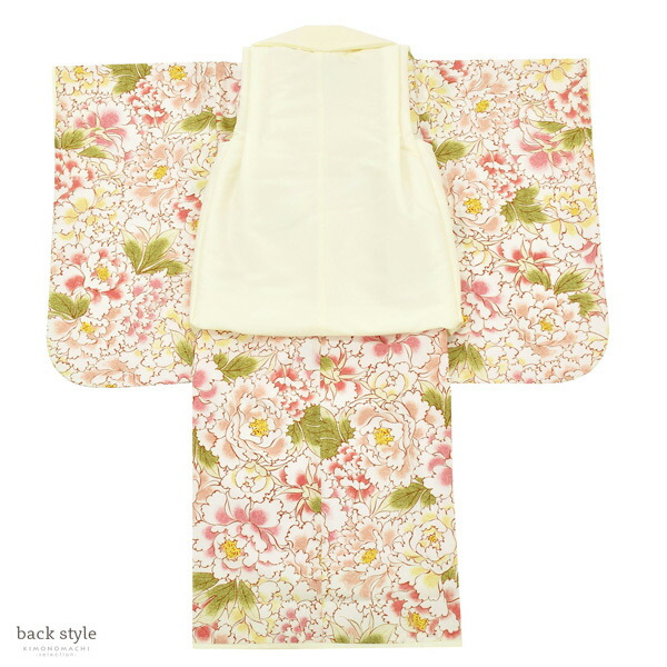 七五三 着物 3歳 女の子 ブランド被布セット 芸艸堂「オフホワイト 椿