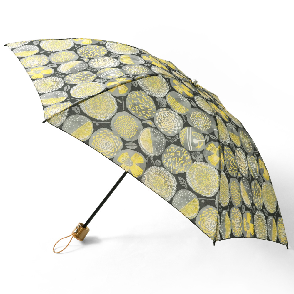 折りたたみ傘 晴雨兼用 金子みすゞ みすゞうた 雨傘 日傘 郵便局の椿