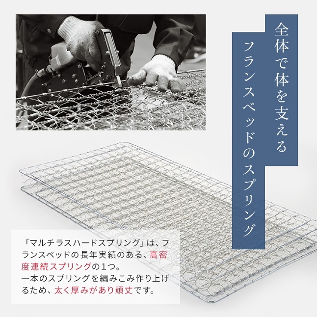 フランスベッド（FRANCEBED） 正規品 マットレス シングル MH-200