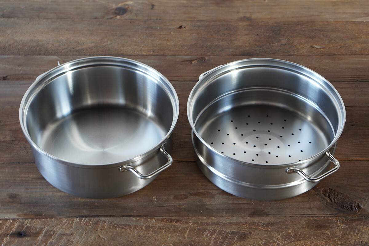 工房アイザワ 蒸し器 ブラックピーマン 200Vスチーマー 20cm 70339