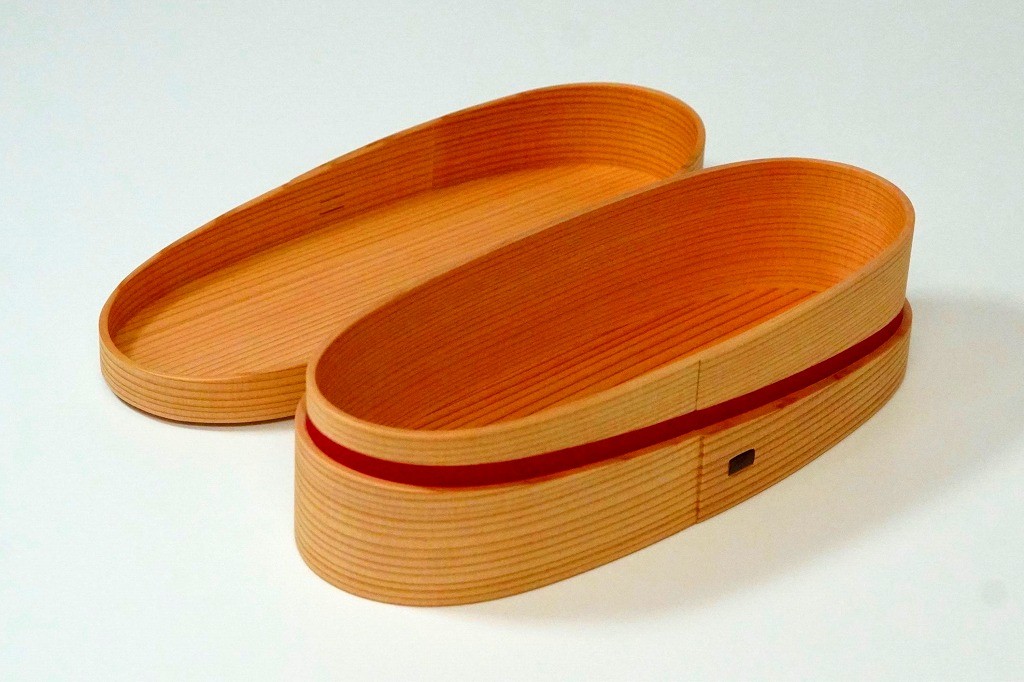 曲げわっぱ 大館工芸社 軌（MICHI）450cc 黒 朱 秋田杉 日本製 国産