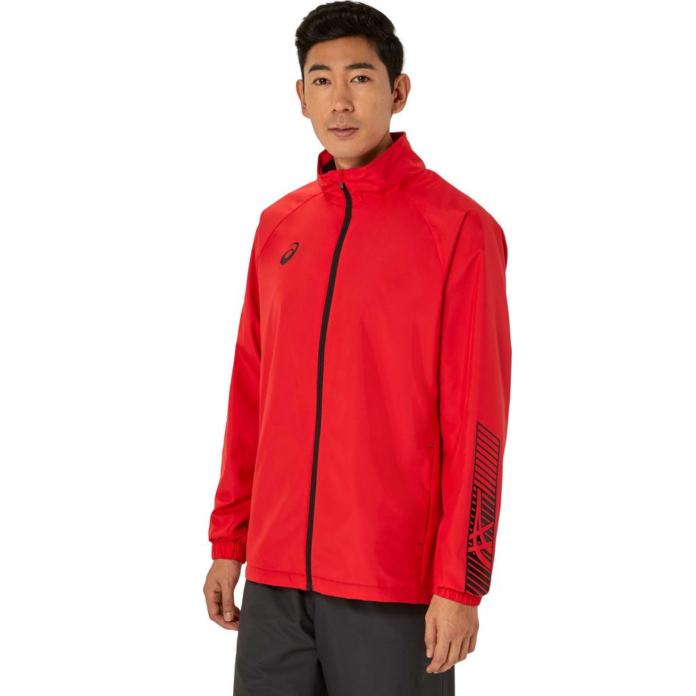 アシックス ウインドブレーカー（色：レッド系）のおすすめ人気商品
