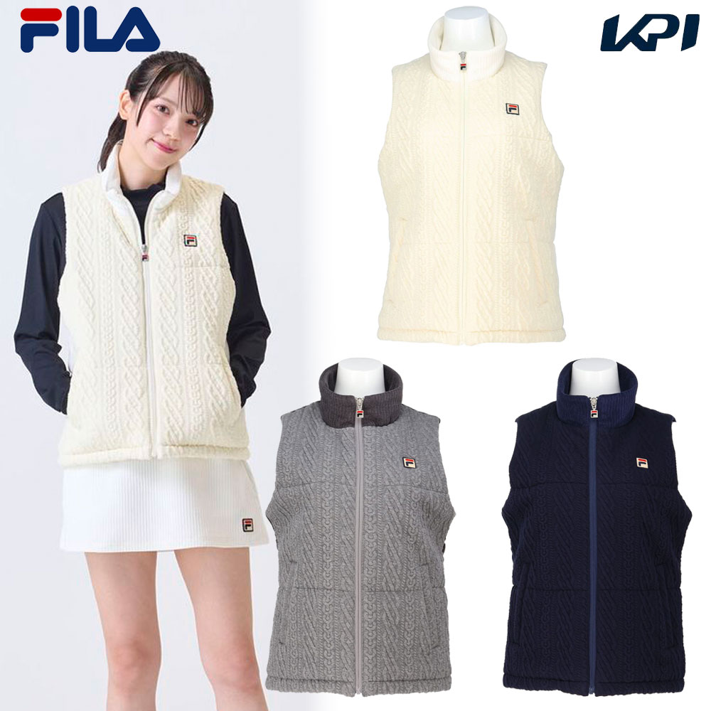 FILA（フィラ） テニスウェア レディース ベスト VL2977 2024FW : KPI