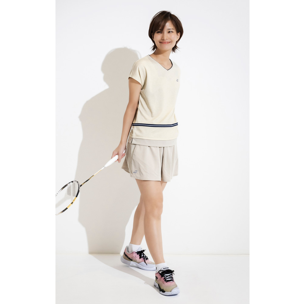 Babolat（バボラ） テニスウェア レディース PURE SHORT SLEEVE SHIRT