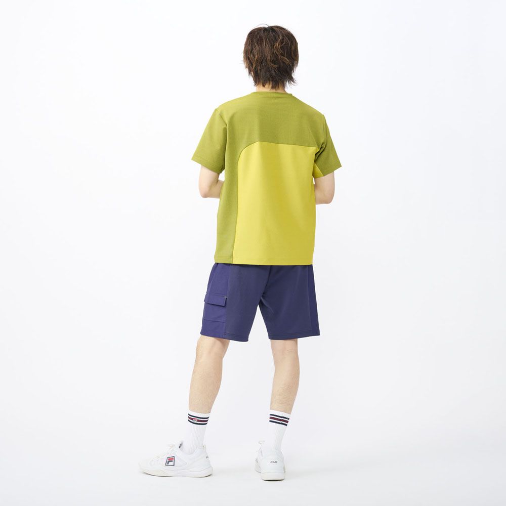 FILA（フィラ） テニスウェア メンズ ゲームシャツ デニムニット