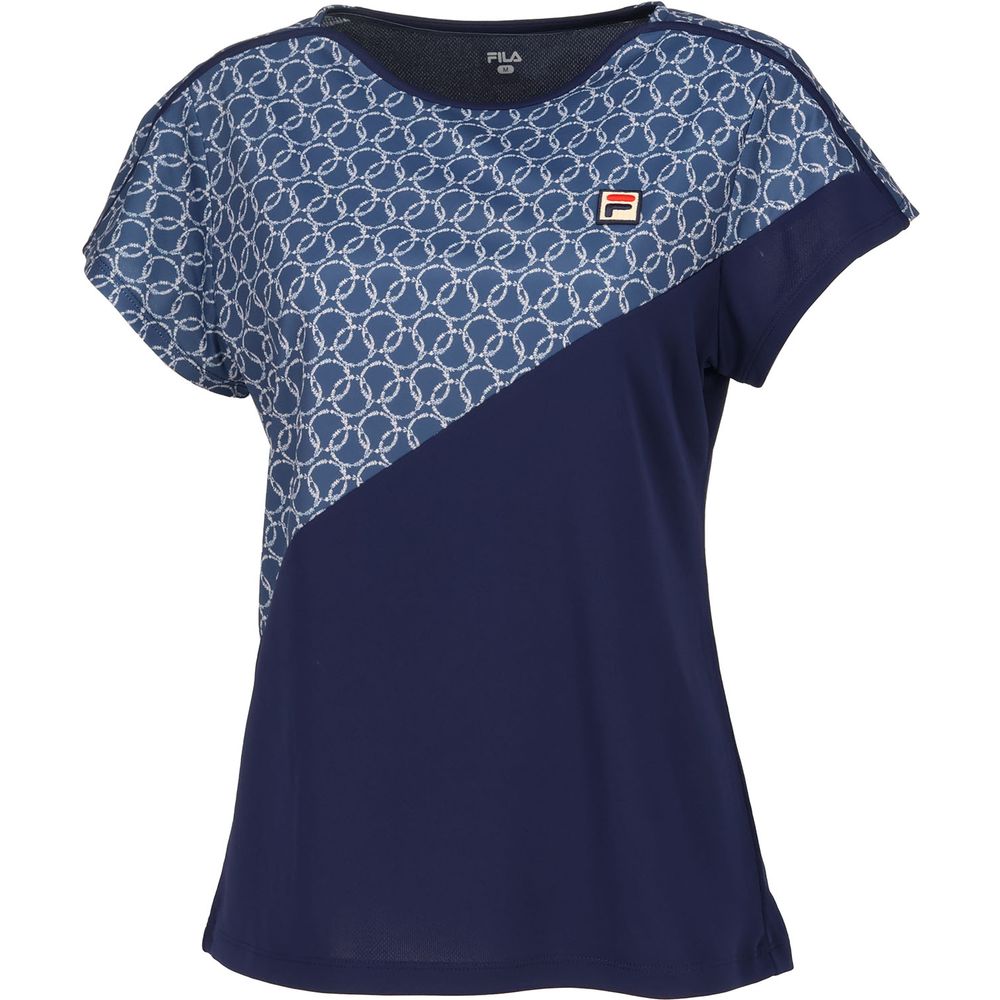FILA（フィラ） テニスウェア レディース ゲームシャツ VL2928 2024FW