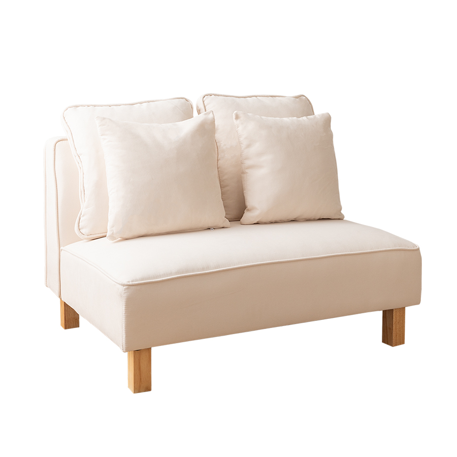 2人掛けソファ ソファー フロア ロー ユニット ファブリック 2P 二人用