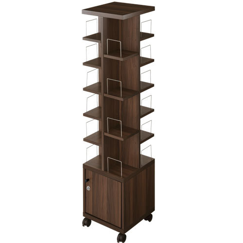 ぼん家具 マガジンラック スリム キャスター 雑誌 収納 扉付き 本棚