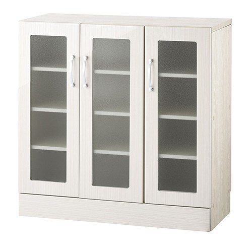 ぼん家具 食器棚 レンジ台 幅90 キッチンボード カップボード おしゃれ