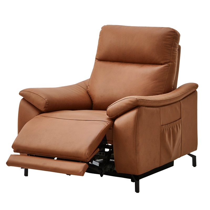 サンコウ 組立設置 電動リクライニングソファー レザーファブリック