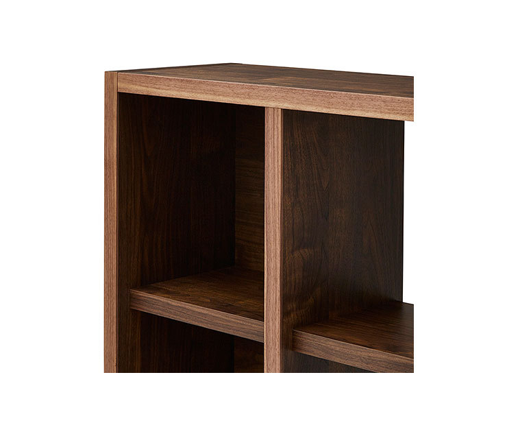 書棚 大川家具 本棚 シェルフ ルドルフ 幅178 ロータイプ