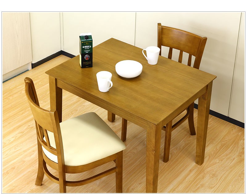 ダイニングテーブル 85 食卓 センターテーブル 天然木 2人用
