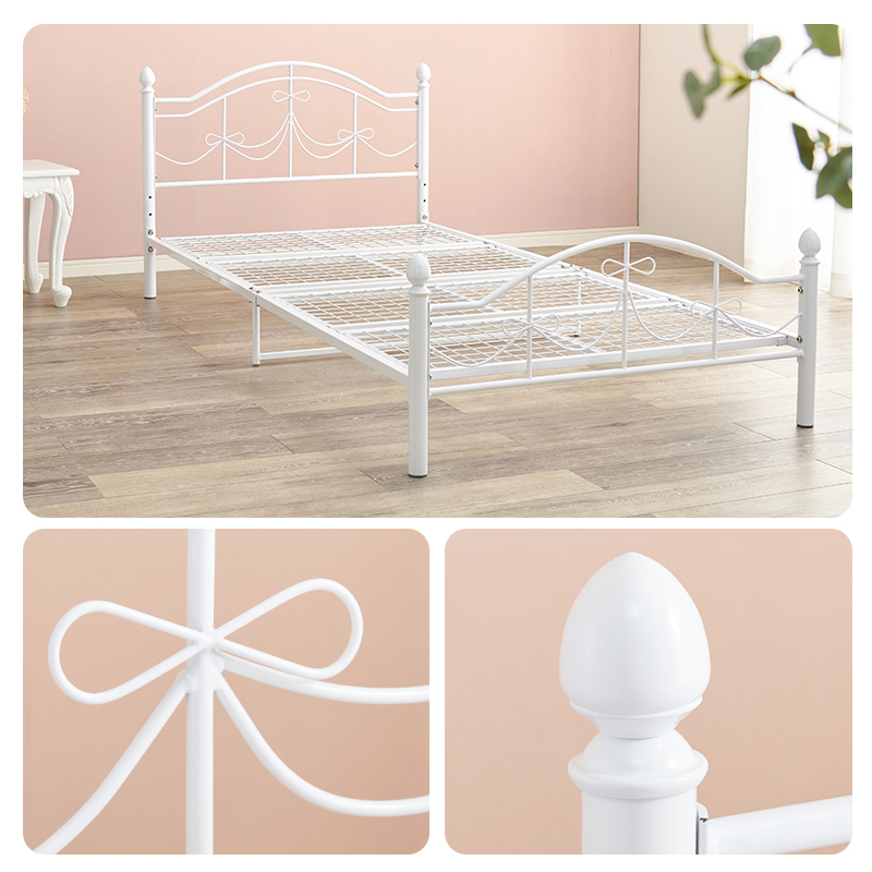 HAGiHARA（萩原） ベッド シングル 可愛い おしゃれ 姫系 高さ調節