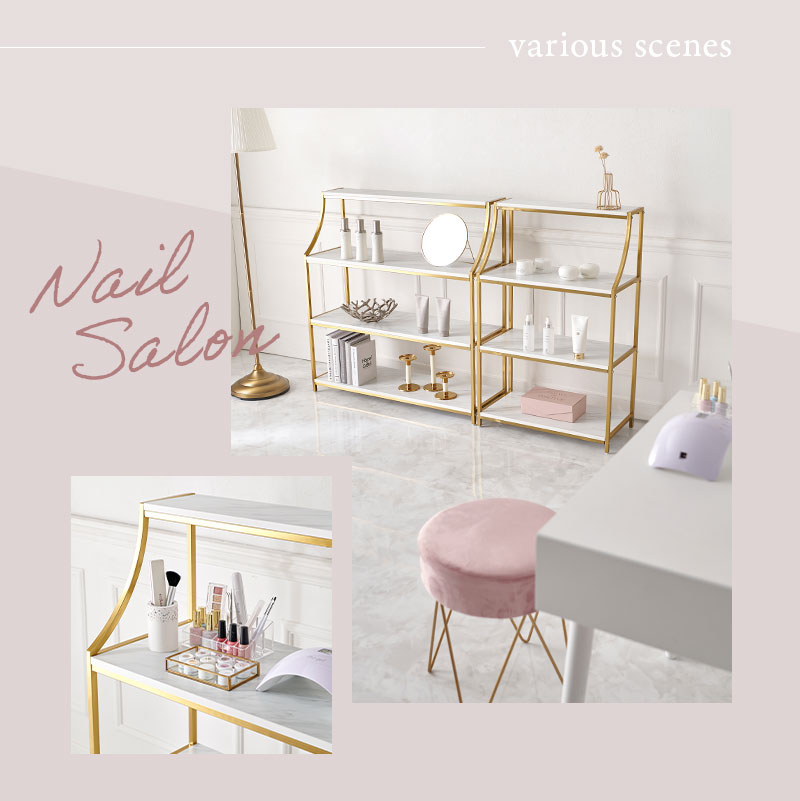 HAGiHARA（萩原） ラック 棚 オープンラック 白 4段 収納棚 かわいい