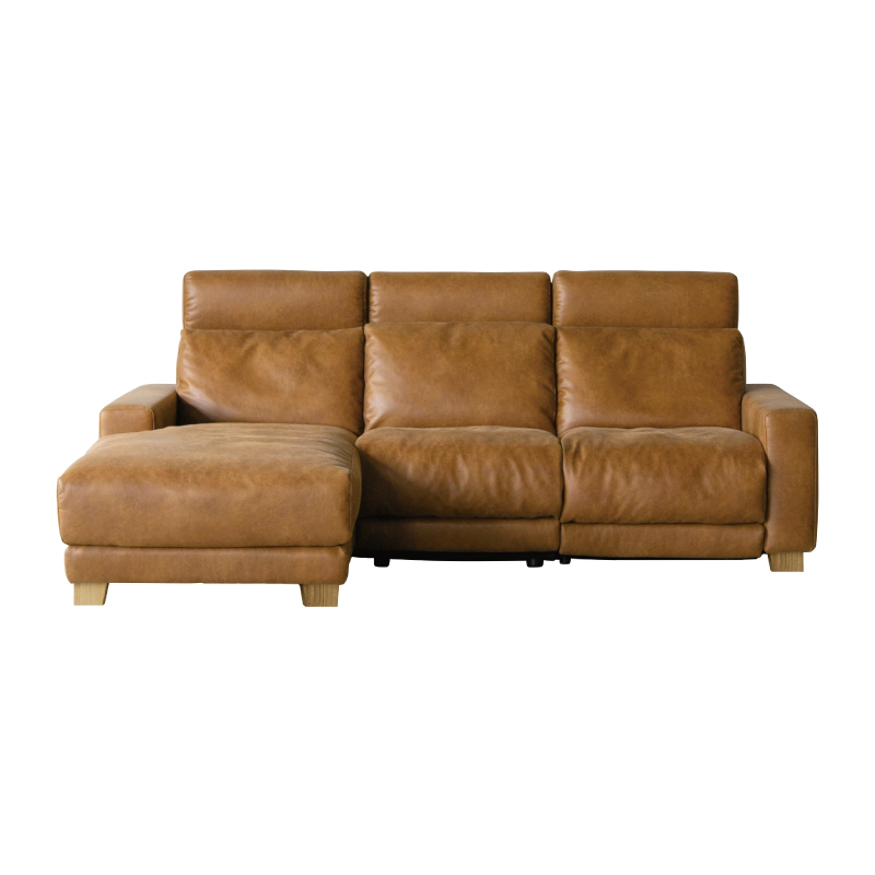 CRUSH CRASH PROJECT 関家具 公式店 カウチソファ 電動ソファ 3人掛け