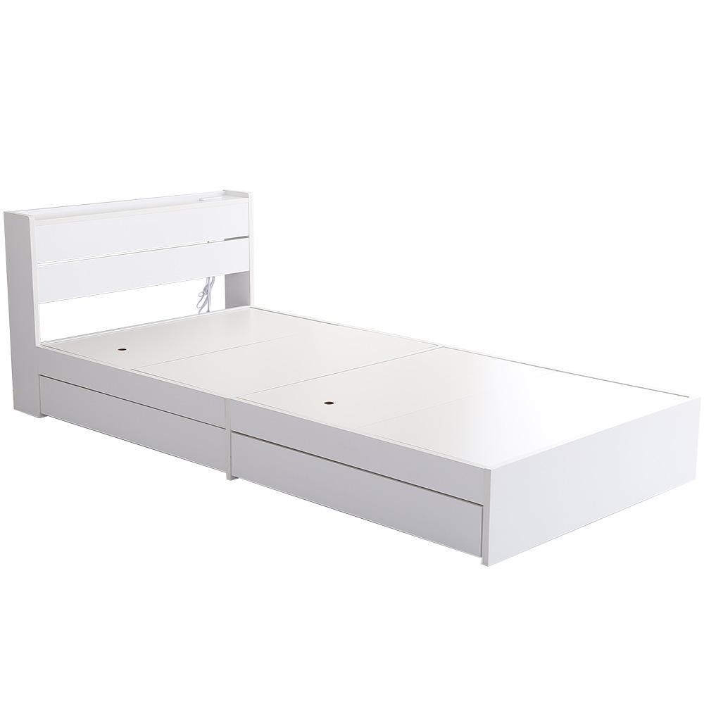 グランテイスト ベッド ダブル 収納 ベッドフレーム D ベッド下収納