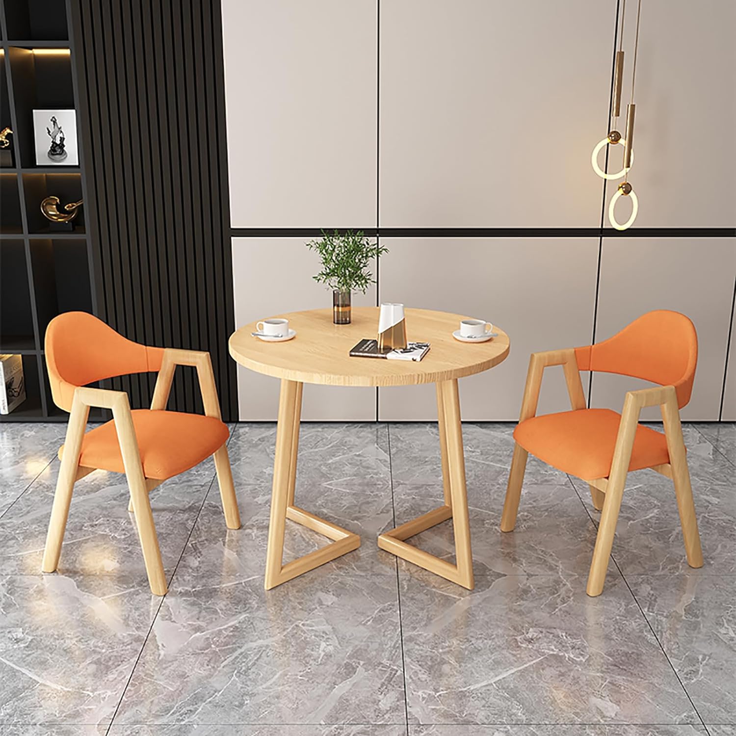 2人掛け ダイニングテーブルセット テーブル 1点 チェア 2脚 モダン