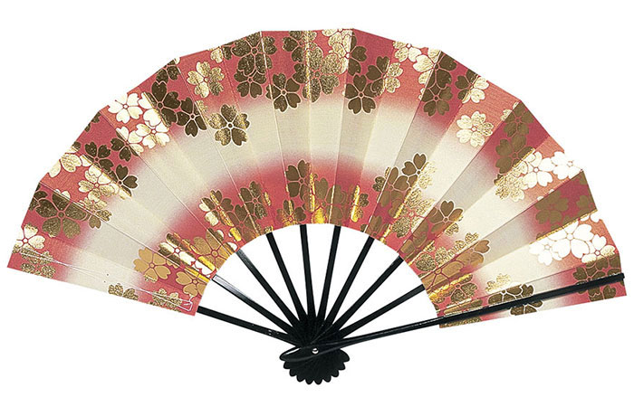 舞扇子 舞踊 扇子 化粧箱入り 舞扇 踊り 祭り 日本舞踊 日舞 黒骨 茜色