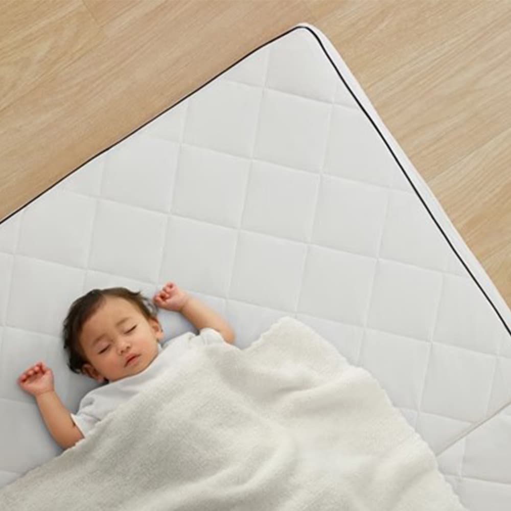 アイリスオーヤマ エアリーマットレス ホワイト シングル 三つ折り