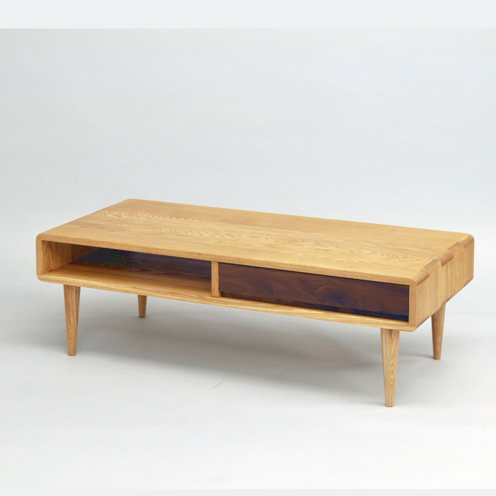 久和屋 110リビングテーブル センターテーブル 引出付き シンフォニー