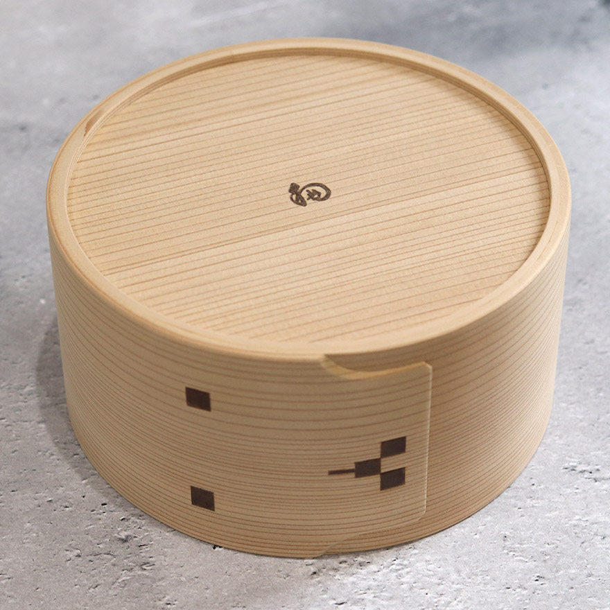 おひつ 曲げわっぱ 木製 お櫃 2合 隅丸 6寸 日本製 国産 大館工芸社