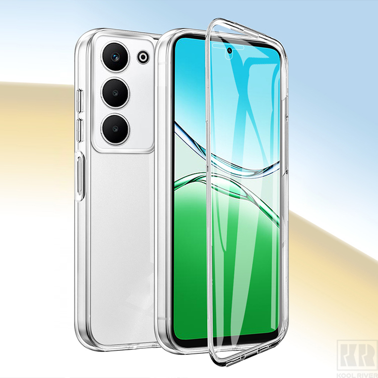 Redmi 15 5G ケース クリア カバー 耐衝撃 透明 両面 前後保護 フル