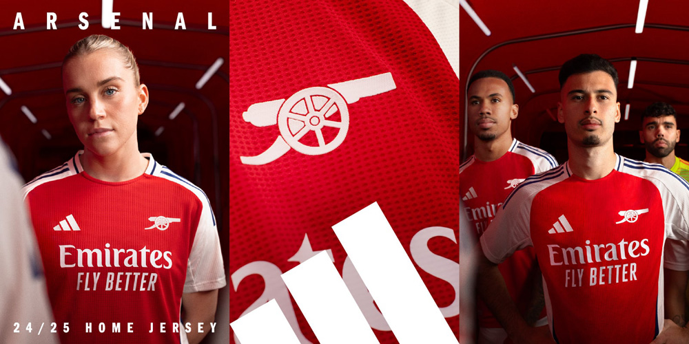 adidas（アディダス） アーセナル 24-25 ホーム 半袖レプリカ