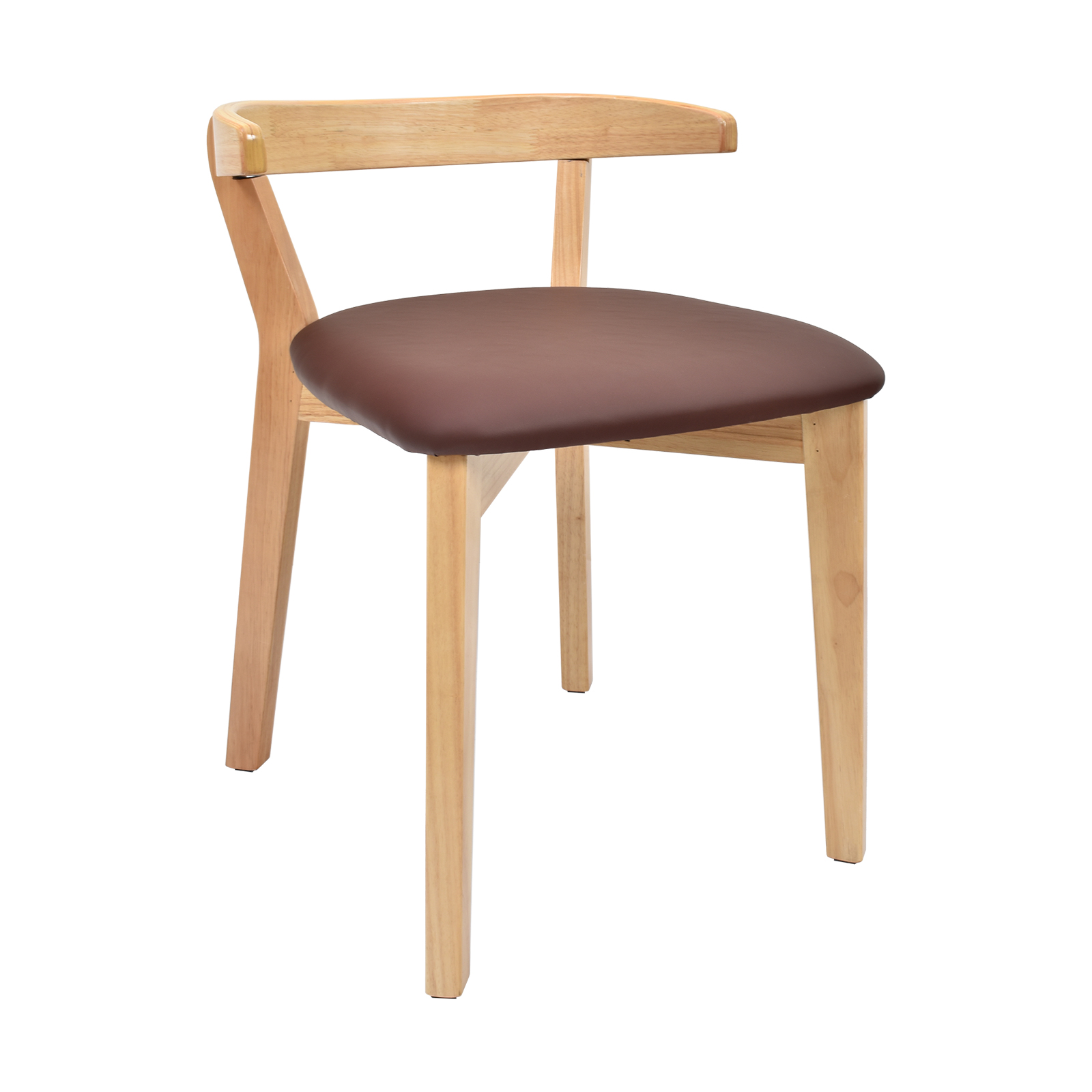 ダイニングチェア 1脚 単品 簡単組立 フェルト付き チェア イス 椅子