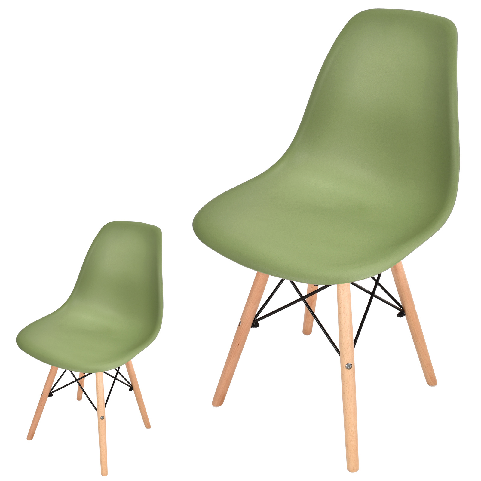 イームズチェア 2脚セット ダイニングチェア 椅子 イームズ eames 木脚