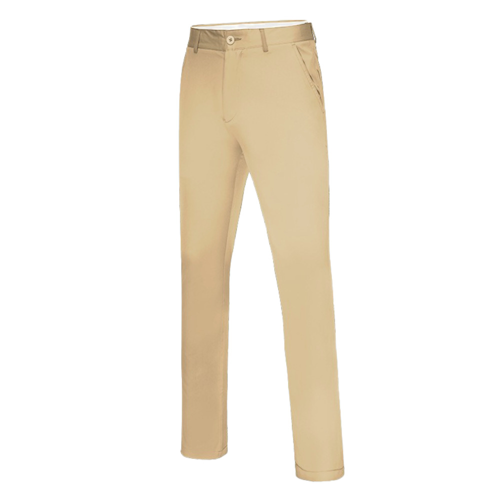 ☆ ベージュ 2XL ゴルフウェア メンズ パンツ pkkuz005 ゴルフパンツ