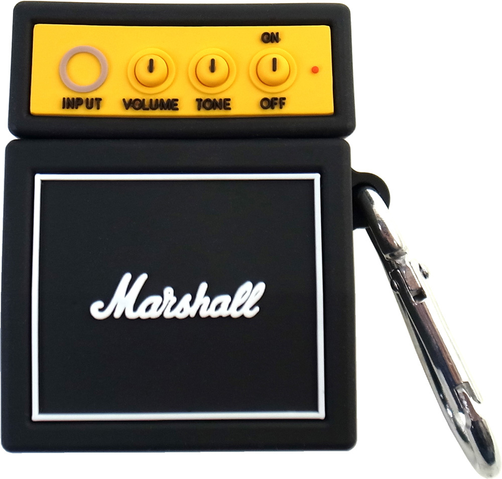 Marshall アンプ AirPods Pro ケース 第1-第4世代 ブラック マーシャル