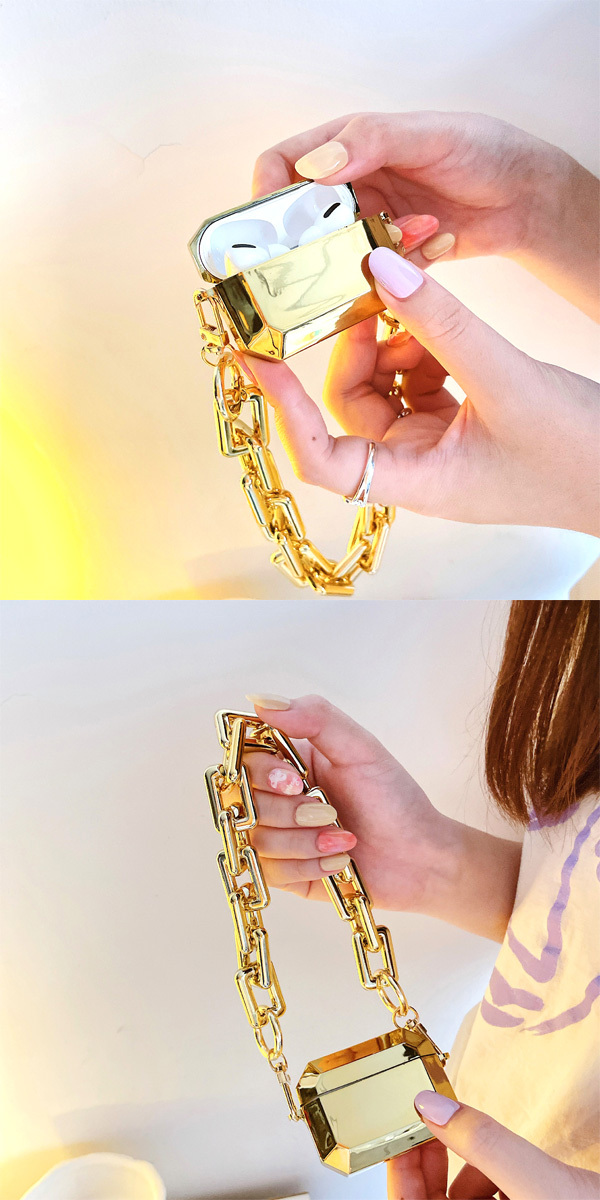 SALE ゴールド チェーン AirPods Pro ケース エアポッズ プロ