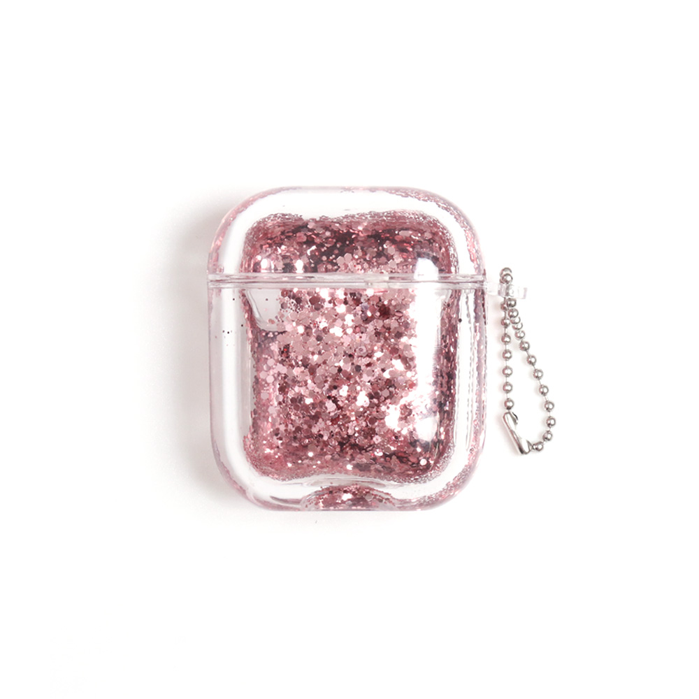 AirPods AirPods2 エアーポッズ ケース ラメ グリッター 液体 かわいい