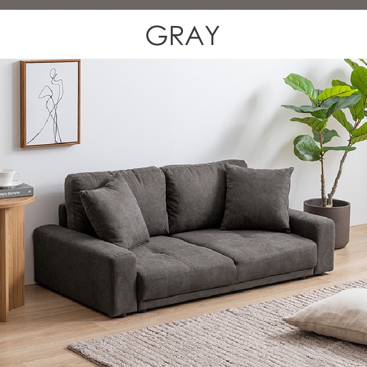 ローソファ 2人掛け 北欧 幅130cm おしゃれ かわいい ふかふか