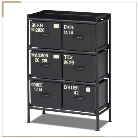 ienowa（イエノワ） スチールチェスト縦型6杯引出 イエノワチェスト