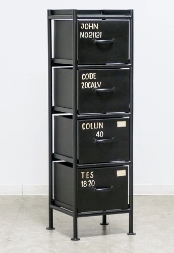 ienowa（イエノワ） スチールチェスト縦型4杯引出 イエノワチェスト