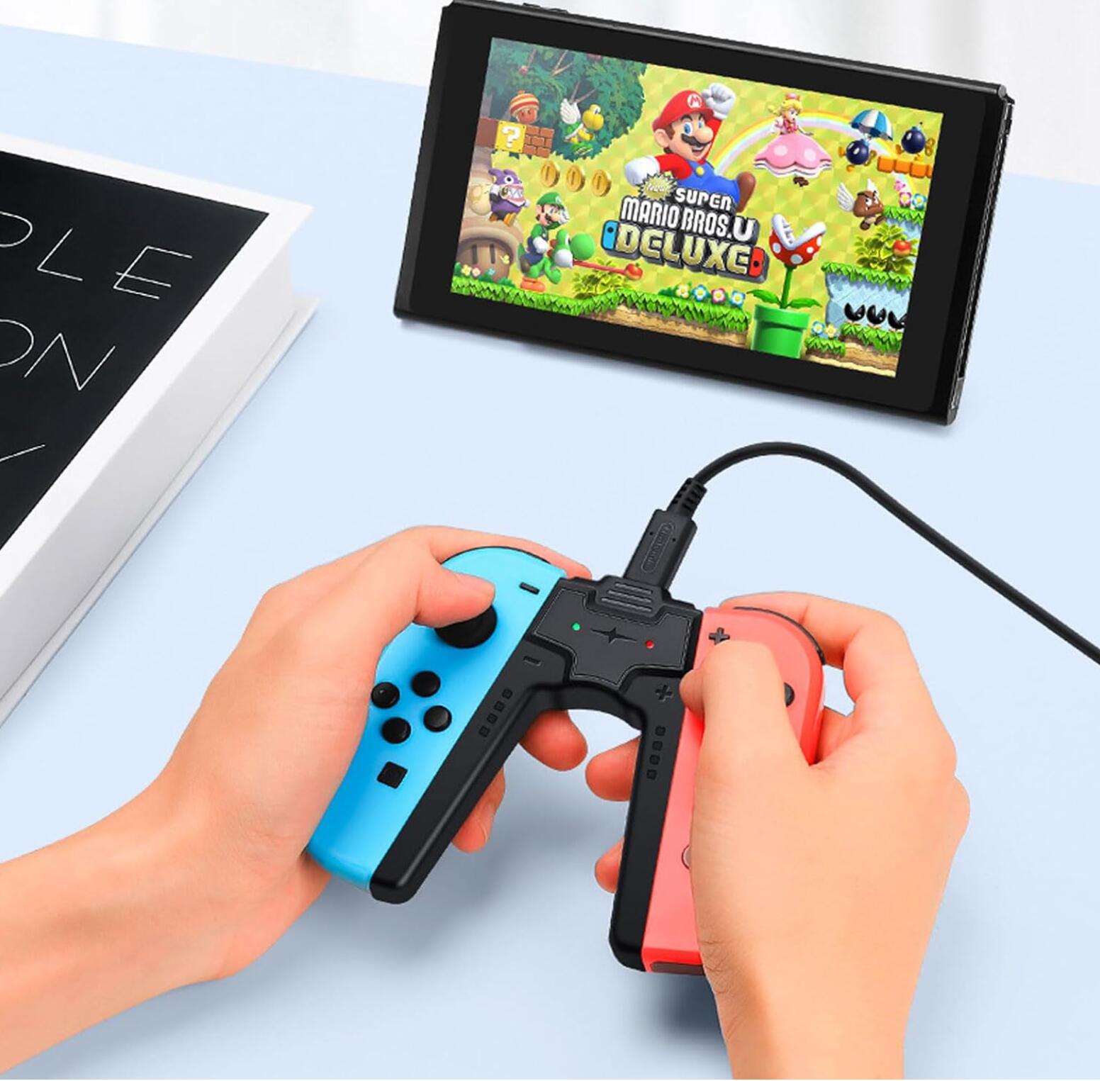 Joy-Con 充電 グリップ Switch 有機EL 両対応 ジョイコン充電グリップ