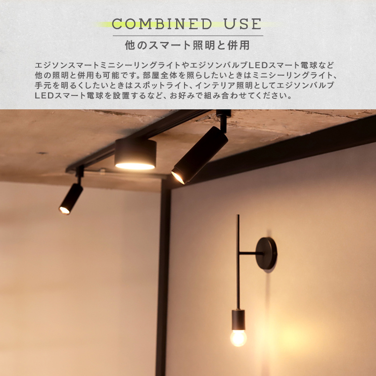 Edison Smart（エジソンスマート） 2個セット ダクトレール用 ミニ