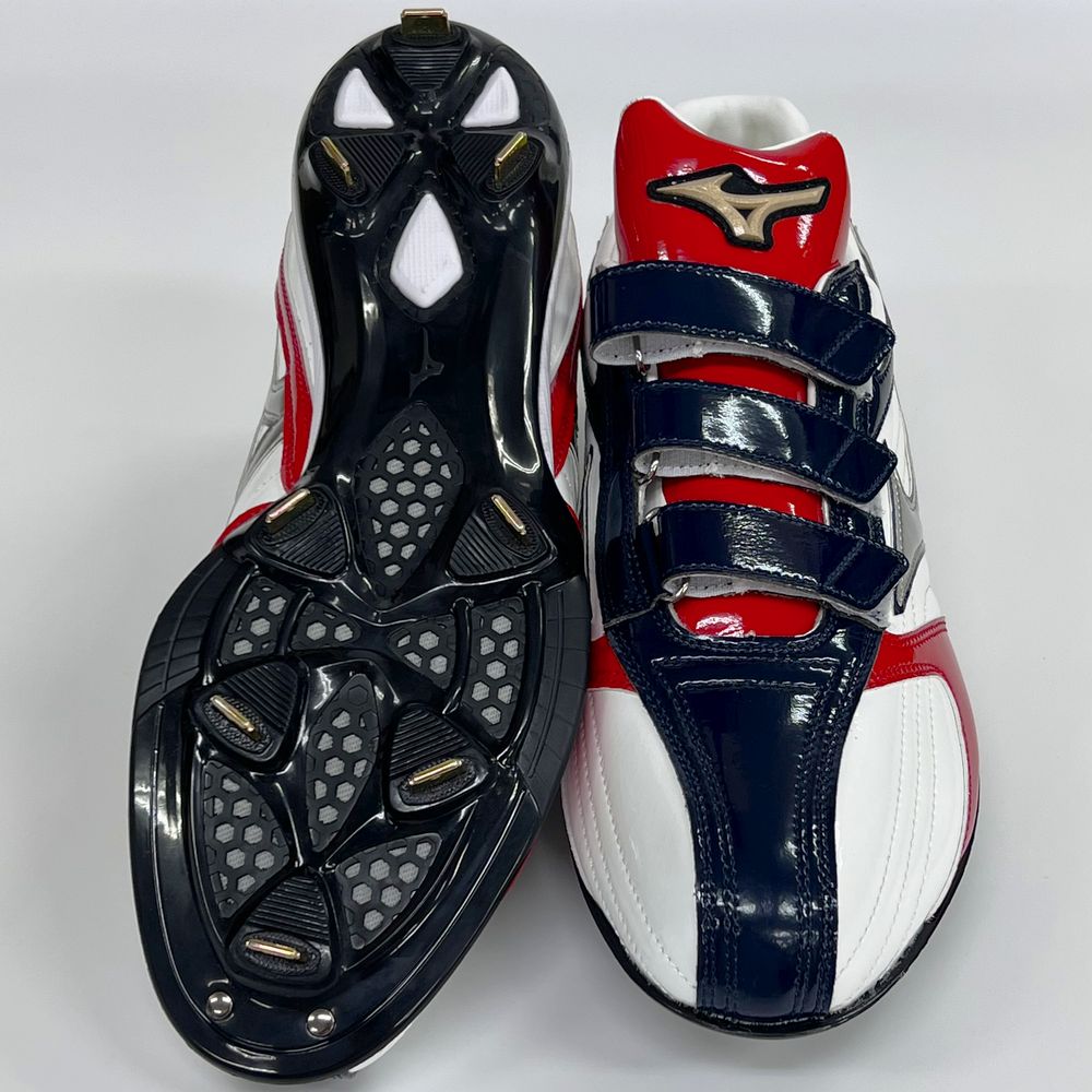 MIZUNO（ミズノ） 【サイズ交換送料無料】レッド×ネイビー 野球