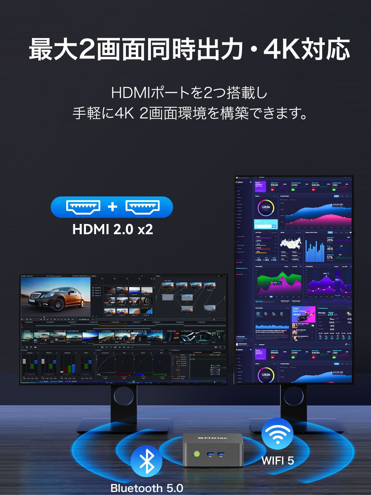 GMKtec ミニPC Nucbox G3S メモリ8-16GB ストレージ256-512GB Intel