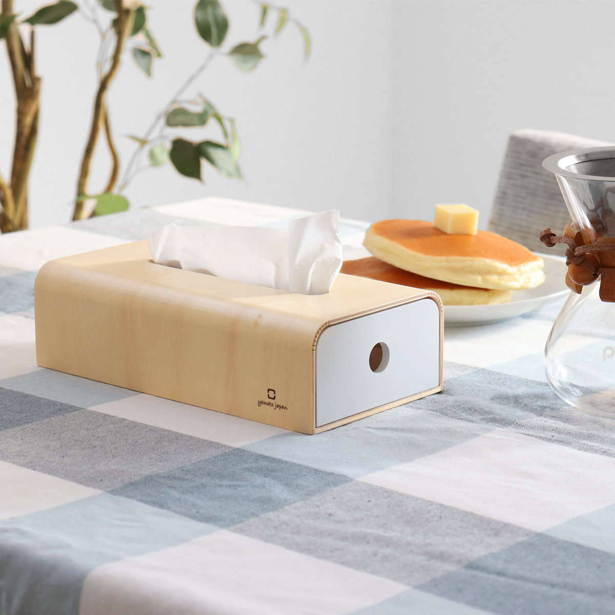 ヤマト工芸 ティッシュボックス ソフトパック用ティッシュケース