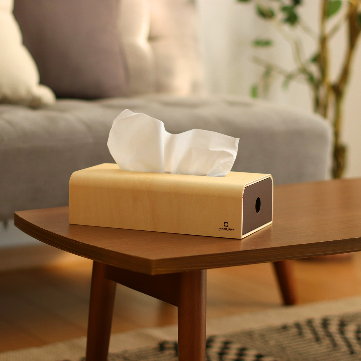 ヤマト工芸 ティッシュボックス ソフトパック用ティッシュケース