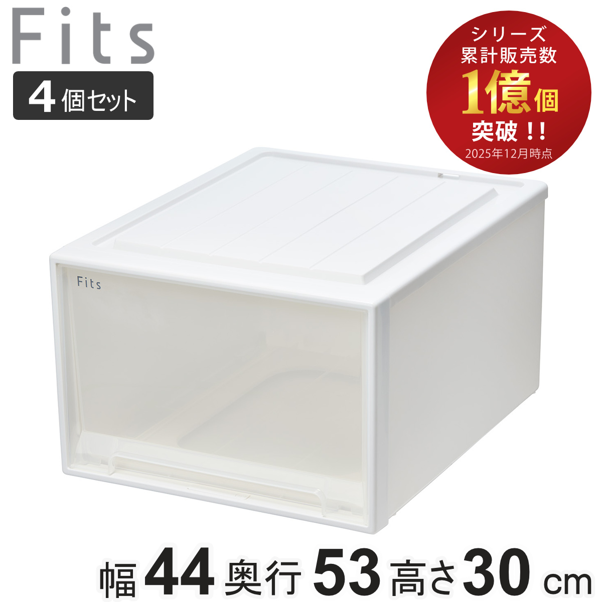 Fits 収納ケース フィッツ フィッツケース クローゼット ワイド L-53 2