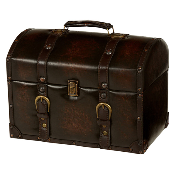 HAGiHARA（萩原） トランク アンティーク調 収納ボックス チェスター