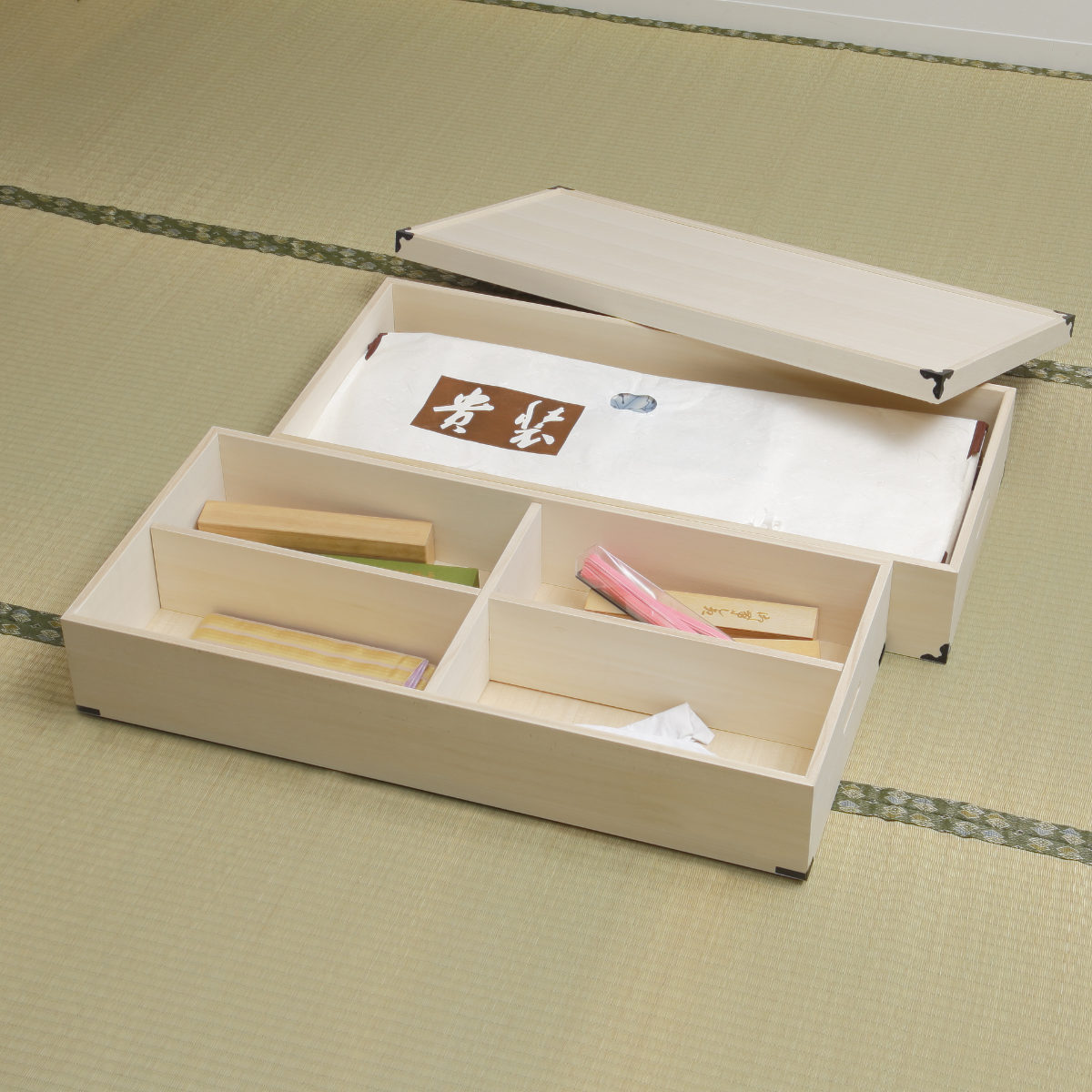 桐 衣装ケース 衣装箱 深型2段 91cm 日本製 （ 完成品 桐衣装箱 天然木