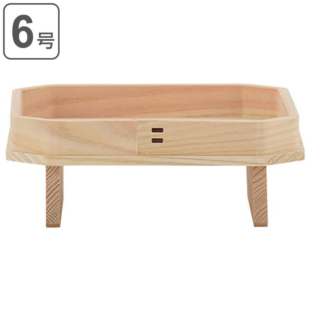 神具 三宝 4号 白木 足付 （ 三方 4寸 さんぽう 鏡餅台 お供え お供え