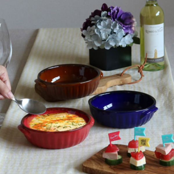 TAMAKI グラタン皿 18.5cm オーバル ギャザー （ 食洗機対応 電子